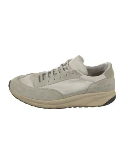 Pre-owned Common Projects Suede Athletic Sneakers In Neutrals