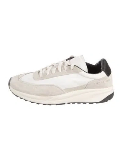 Pre-owned Common Projects Suede Athletic Sneakers In White