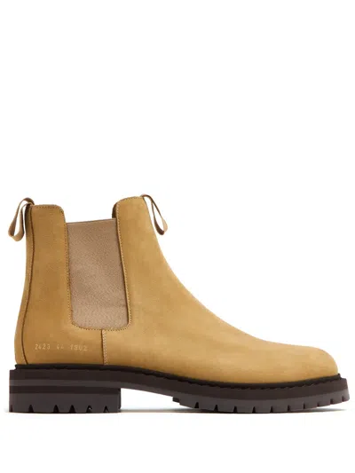 Common Projects Suede Chelsea Boots In 中性色