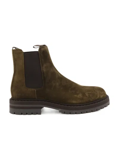 Common Projects Suede Chelsea Boots In Black