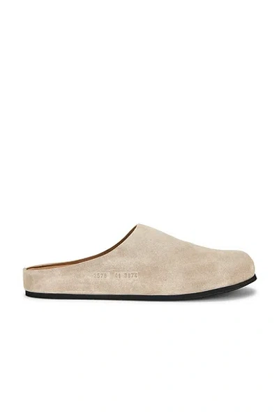 COMMON PROJECTS SUEDE CLOG
