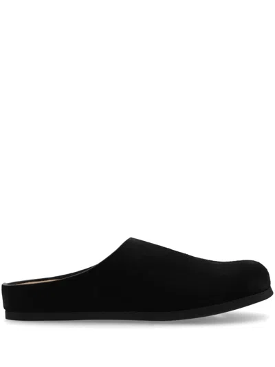 COMMON PROJECTS SUEDE CLOGS 