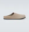 Common Projects Suede Clog In Beige