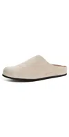Common Projects Suede Clogs Warm Grey In Warm Grey
