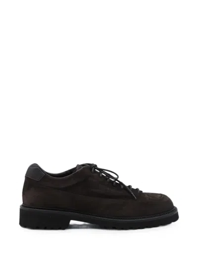 Common Projects Suede Derby Shoes In Brown