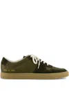 Common Projects Green Bball Duo Slim Sneakers In Green