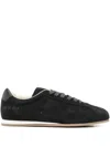 Common Projects Driving Shoe Sneakers In Black Suede In Black