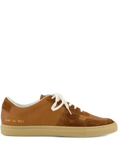 Common Projects Suede Lace-up Sneakers In Brown