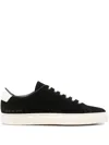 Common Projects Suede Leather Sneakers In Black