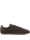 Common Projects Suede Low-profile Driving Sneakers In Brown
