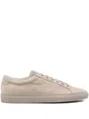 Common Projects Suede-leather Low-top Sneakers In Gray