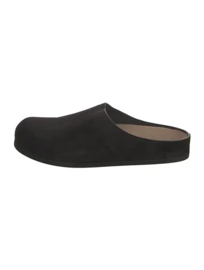 Pre-owned Common Projects Suede Loafers In Black