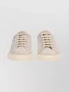 Common Projects Suede Low-top Sneakers Rubber Sole In Neutral