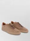 Common Projects Suede Low Top Sneakers With Contrast Heel Tab In Multi