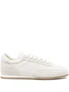 Common Projects White Leather Minimal Runner Sneakers In White