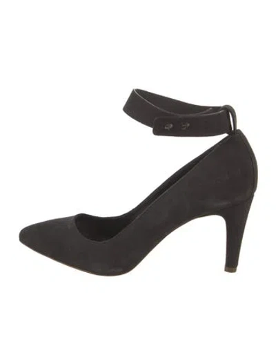 Pre-owned Common Projects Suede Pumps In Gray