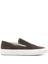 Common Projects Suede Slip-on In Brown