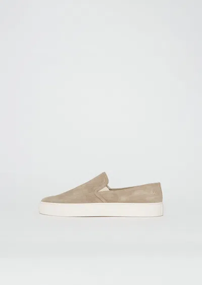 Common Projects Suede Slip On Sneaker In Beige