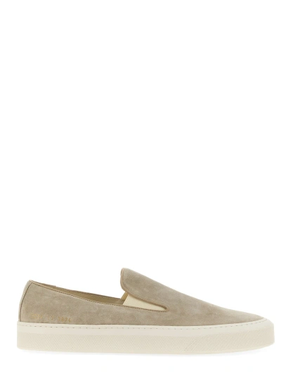 Common Projects Suede Slip-on Sneaker In Brown