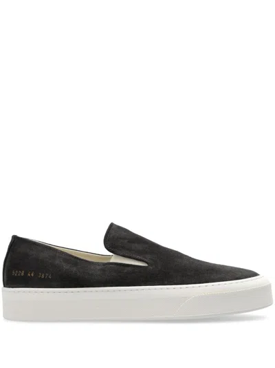Common Projects Round Head Low-cut Casual Shoes In Grey