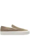 Common Projects Suede Slip-on Sneakers In Neutrals