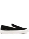 Common Projects Suede Slip-on Sneaker In 黑色