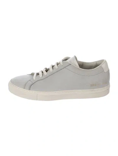 Pre-owned Common Projects Suede Sneakers In Blue