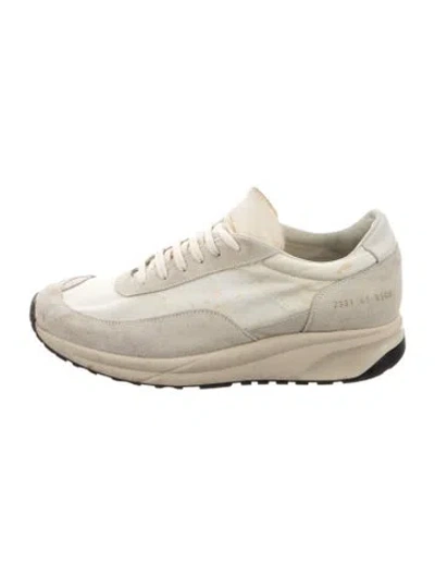 Pre-owned Common Projects Suede Sneakers In Gray