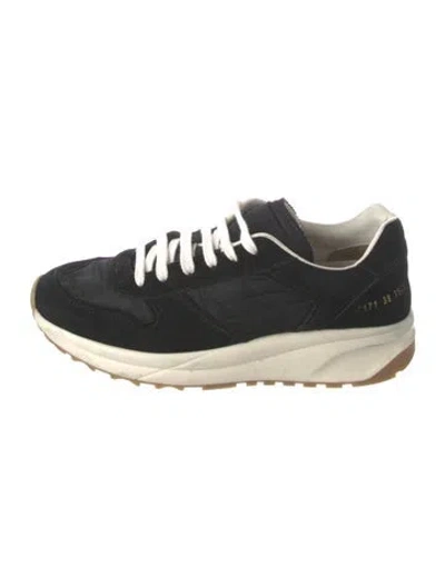 Pre-owned Common Projects Suede Sneakers In Grey