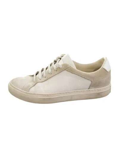 Pre-owned Common Projects Suede Sneakers In Grey/neutrals