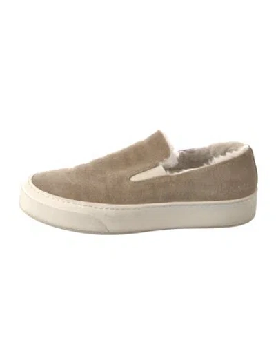 Pre-owned Common Projects Suede Sneakers In Multicolor