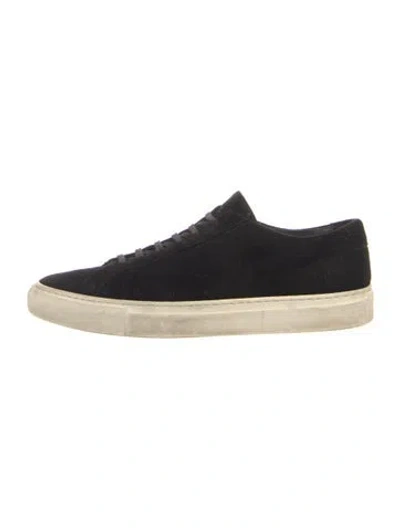 Pre-owned Common Projects Suede Sneakers In Neutral