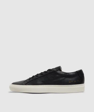 Common Projects Summer Achilles Low Sneakers In Black/white