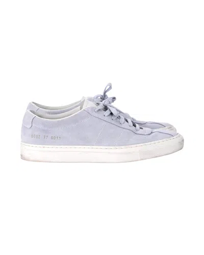 Common Projects Summer Edition Sneakers In Baby Blue Suede In Gray