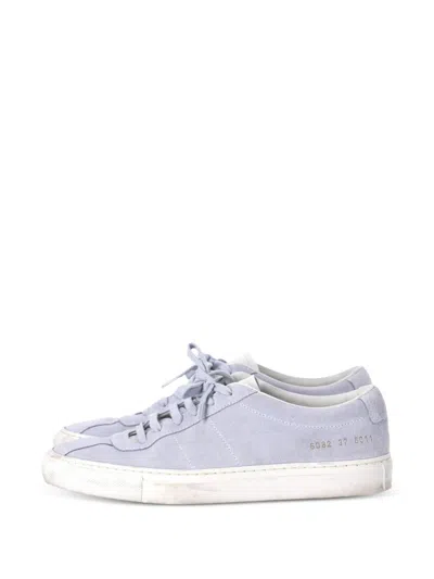 Pre-owned Common Projects Summer Edition Suede Sneakers In Blue