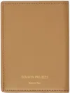 COMMON PROJECTS TAN CARD HOLDER WALLET