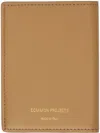 Common Projects Tan Card Holder Wallet In 1302 Tan