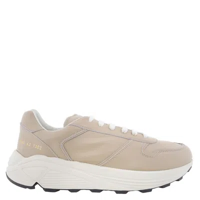 Common Projects Tan Premium Runner Sneakers In Neutral
