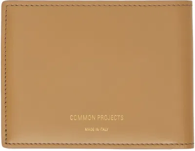Common Projects Tan Standard Wallet In 1302 Tan