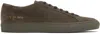 Common Projects Brown Original Achilles Suede Sneakers In 3810 Clay