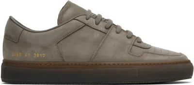 Common Projects Taupe Decades Sneakers In 3810 Clay