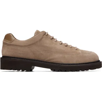 Common Projects Taupe Hiker Low Piuma Boots In Sand 0200