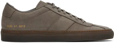 Common Projects Taupe Tennis Trainer Sneakers In 3810 Clay