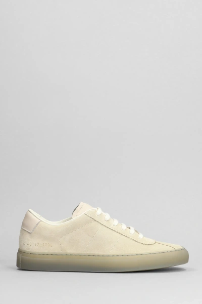 Common Projects Tennis 70 Trainers In Beige Suede