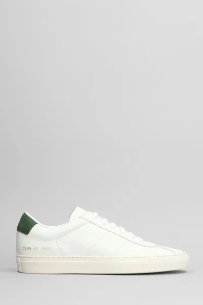 COMMON PROJECTS TENNIS CLASSIC SNEAKERS IN WHITE LEATHER