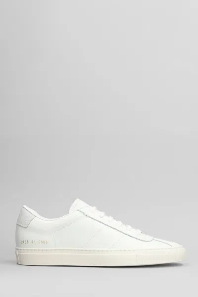 COMMON PROJECTS TENNIS CLASSIC SNEAKERS IN WHITE LEATHER