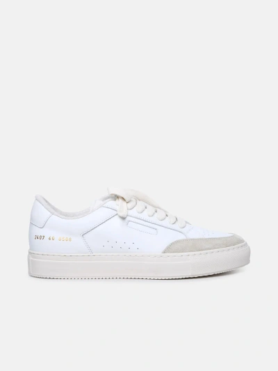 Common Projects 'tennis Pro' White Leather Sneakers