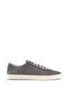 Common Projects Top-stitching Suede Sneakers In Multi