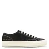 Common Projects Tournament Canvas Low-top Sneakers In Black