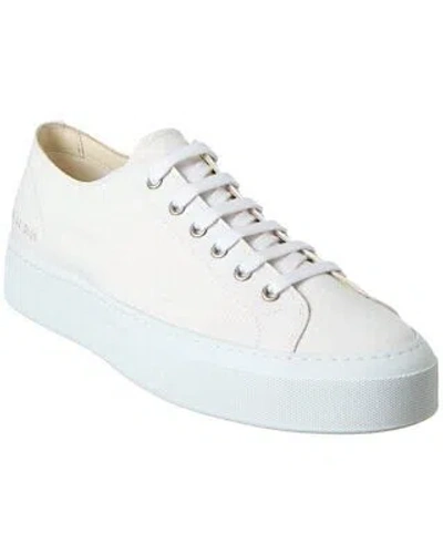 Pre-owned Common Projects Tournament Low Canvas Sneaker Men's In White